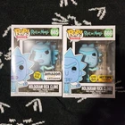 Rick And Morty Funko Pop Hologram Rick Clone Amazon And Hot Topic Exclusive Glow