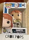 SABITO Demon Slayer 1404 Funko Pop Vinyl New in Mint Box + PROTECTOR