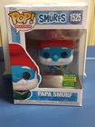 SDCC 2024 Exclusive Funko Pop! The Smurfs Papa Smurf With Magic Book Limited New