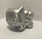 silver metallic Bulbasaur funko pop 454 - Large Pokemon Figure 9" × 8"