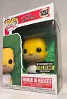 Simpsons - Homer in Hedges Entertainment Earth Limited Edition 1252 Funko Pop!