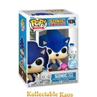 Sonic the Hedgehog - Sonic with Chao Flocked Pop! Vinyl Figure (RS) #1036