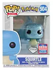 SQUIRTLE GLITTER Pokemon SDCC 504 Funko Pop Vinyl New in Mint Box + Protector