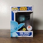 Star Wars Funko Pop #02 Yoda Spirit Glow In The Dark Figure Walgreens Exclusive
