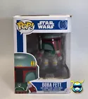 Star Wars Funko Pop BOBA FETT #08 Bobble Head Vinyl Figure Damage Box USED