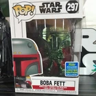 Star Wars Funko Pop BOBA FETT #297 Green Chrome Limited Bobble Head Vinyl Figure