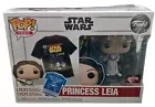 Star Wars Funko Pop Tees Princess Leia Bobblehead With Unisex Large T-Shirt
