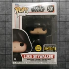 Star Wars: Luke Skywalker #501 - LE GITD EE Exclusive Funko Pop w/Protector NEW