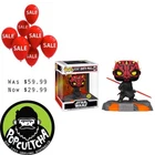 Star Wars: Red Saber Series Volume 1 - Darth Maul Deluxe Pop! Vinyl Figure