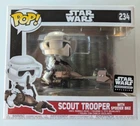 STAR WARS Scout Trooper With Speeder Bike SB 234 FUNKO POP VINYL NEW IN MINT BOX