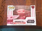 STAR WARS VALENTINE'S GROGU WITH COOKIES PINK RED POP VINYL FIGURE FUNKO #493