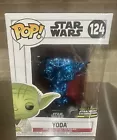 Star Wars - Yoda #124 Blue Chrome Star Wars Celebration 2019 Funko Pop Figure