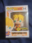 SUPER SAIYAN GOKU GITD DRAGONBALL Z FUNKO POP 14 GLOW IN THE DARK DBZ POP #14