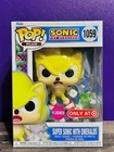 Super Sonic with Emeralds Funko Pop Flocked Target Exclusive Sonic The Hedgehog