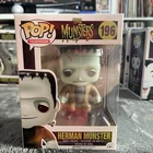 The Munsters Funko POP! TV Herman Munster Vinyl Figure #196 Vaulted.