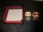 THE ROCK VS STONE COLD STEVE AUSTIN IN RING WWE Funko Pop Figures 4 Inch