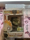 THE WALKING DEAD BURNING WALKER FAKE STICKER FUNKO POP #354