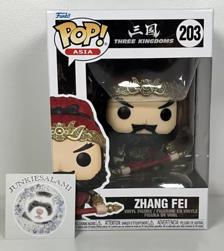 Three Kingdoms #203 Zhang Fei Funko Pop Asia Exclusive P/P Dynasty Warrior