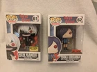 Tokyo Ghoul Hot Topic Exclusive Funko Pops: #61 Ken Kaneki & #62 Touka Kirishima