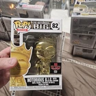 TOY TOKYO FUNKO POP! ROCKS THE NOTORIOUS B.I.G. SMALLS GOLD CHROME BIG biggie