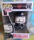 V for Vendetta Pop 10 - V for Vendetta Funko Pop! 2014 Vaulted + Protector