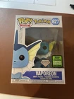 Vaporeon 627, diamond funko pop, spring 2021 convention.
