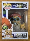 VAULTED Funko POP! Cowboy Bebop #470 ED & EIN, 2018 In Protector, New