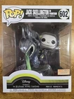 VAULTED Funko POP! Disney #602 JACK SKELLINGTON (Fountain), 2019 Excl GITD In...