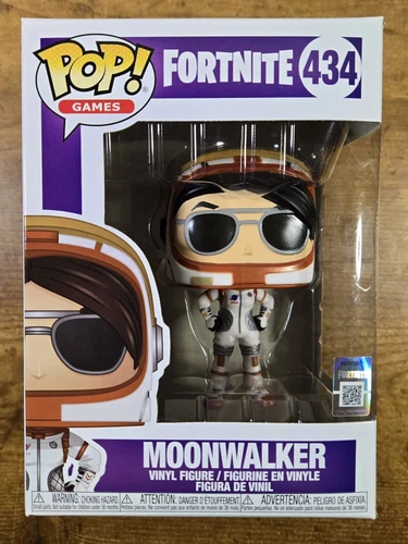 VAULTED Funko POP! Fortnite #434 MOONWALKER, 2018 In Protector, New
