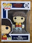 VAULTED Funko POP! Stranger Things 8-Bit #29 WILL, 2017 In Protector, New