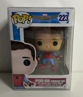 VAULTED Spider-Man Homecoming Spider-Man Homemade Suit Unmasked Funko Pop! #223