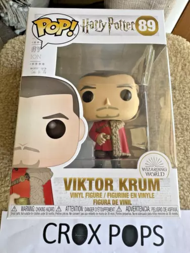VIKTOR KRUM 89 Harry Potter Funko Pop Vinyl New in Mint Box + PROTECTOR