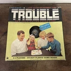 Vintage 1965 Trouble Board Game by Kohner - Pop-O-Matic Bubble - Works