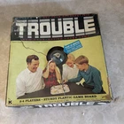 Vintage 1965 Trouble Board Game by Kohner - Pop-O-Matic Bubble - Works