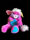 Vintage 1986 Mattel Popples Pink Prize Popple 12" Plush Toy Stuffed Animal