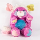 Vintage 1986 Popples PRIZE - Pink Purple Blue - 12" Plush Toy 80s