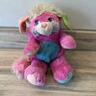 Vintage Mattel 1980's Popples Prize Popple Soft Plush Toy Pink Blue 11" (1)