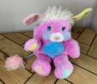 Vintage Popples Prize Popple Pink 11" Soft Toy Plush- Mattel 1980's- Collectable