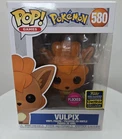 Vulpix Flocked #580 Funko Pop 2020 Summer Convention Ltd Ed & Sturdy Protector