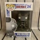 War Machine Marvel Funko Pop #24 Iron Man 3 Vaulted With Pop Protector