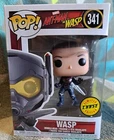 Wasp Chase Pop 341  - Ant Man Funko Pop! 2018 Vaulted + Protector