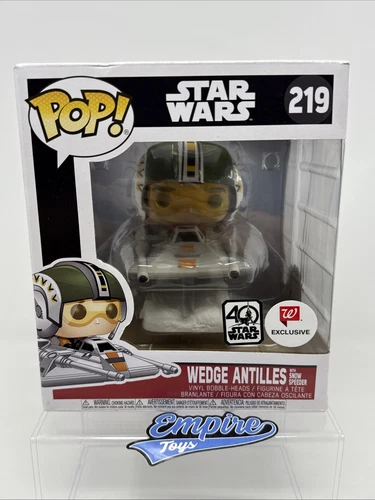 Wedge Antilles in Snow Speeder #219 Star Wars 40th Walgreens Funko Pop Free Ship