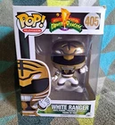 White Ranger Pop 405 - Mighty Morphin Power Rangers Funko Pop! 2017 Vaulted