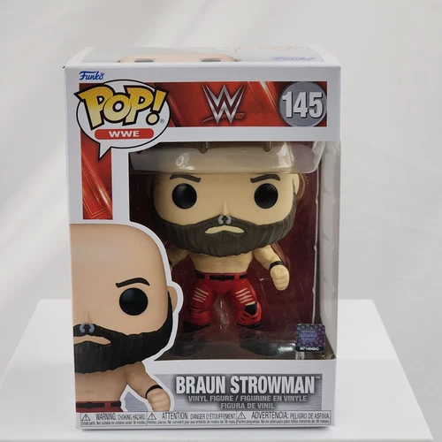 WWE Braun Strowman Funko Pop! Vinyl Figure #145 Wrestling Champion WWF Wrestler