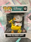 Zero in Duck Cart (Glow in the Dark) - Pop Vinyl - 10 - Disney - Trains - NBX