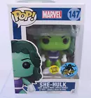 G4 Funko Pop Marvel LACC Comikaze Exclusive SHE-HULK GITD Vinyl Figure 147
