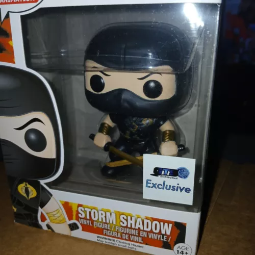 G8 Funko Pop GI Joe Storm Shadow Black Ninja-Ku GTS Exclusive Vinyl Figure 43