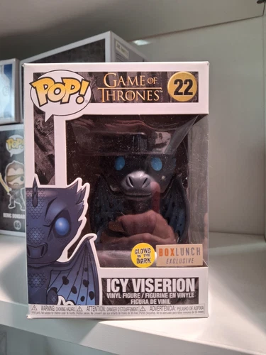 Game of Thrones Funko Pop Dragon Icy Viserion Box Lunch Exclusive #22