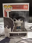 Genuine Funko Pop! Animation - L Death Note #218  Minor Damage