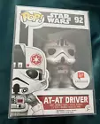 Genuine Funko Pop Star Wars At-At Driver Figure Number 92 In Protector Case